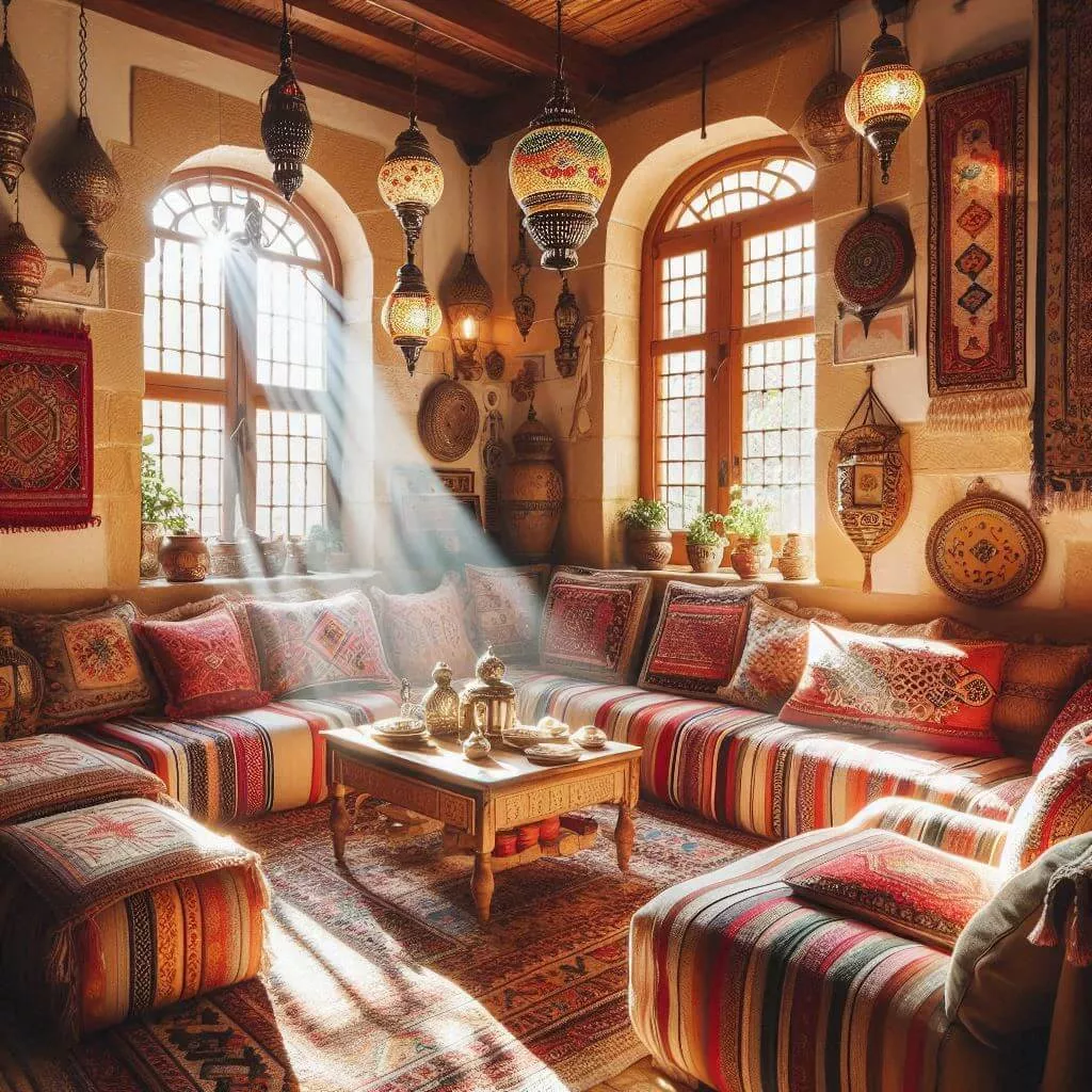 Jordanian Turkish living room decor (1)	